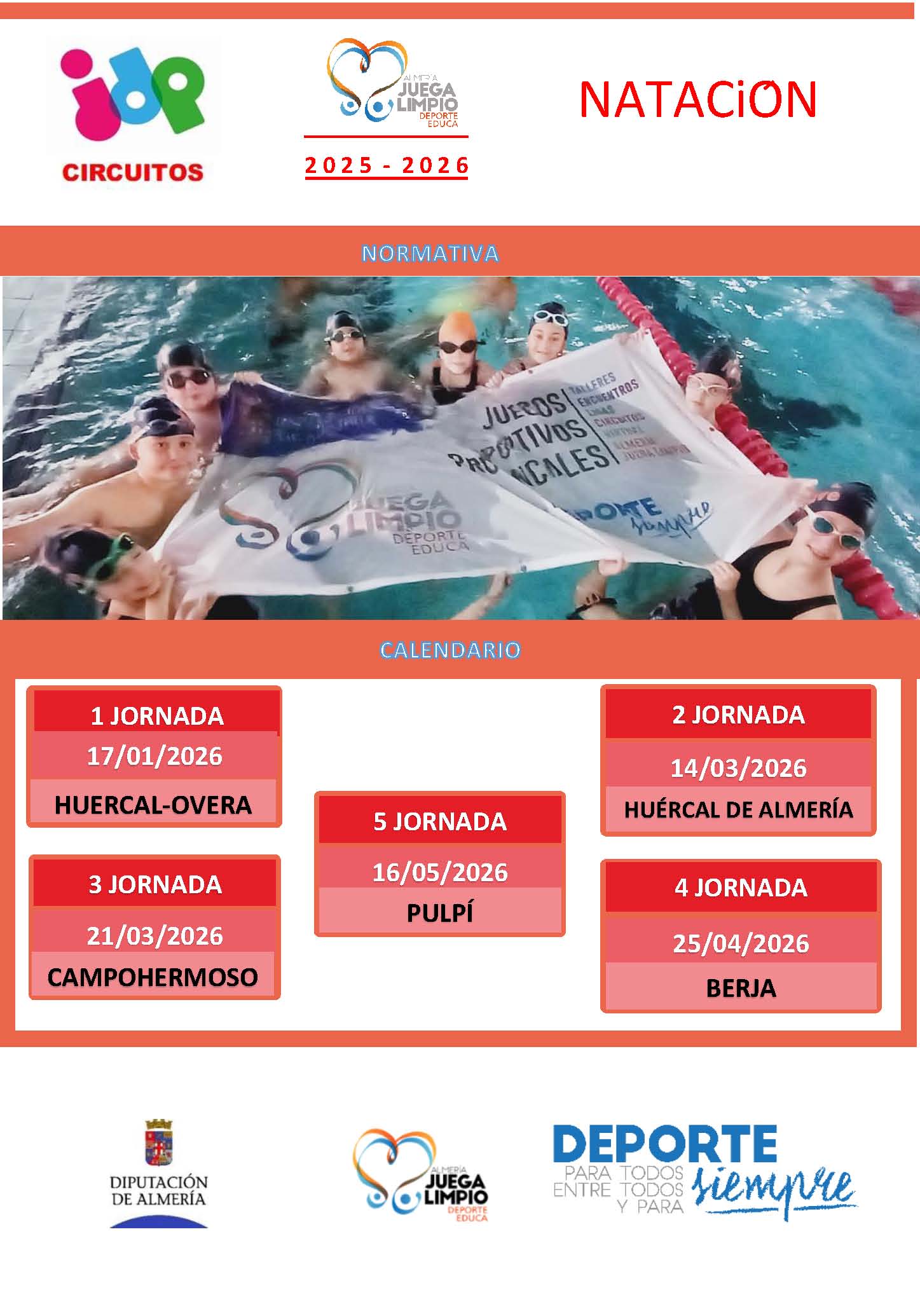 Circuito de Promoción de Natación. Campohermoso (Níjar) 21-03-26