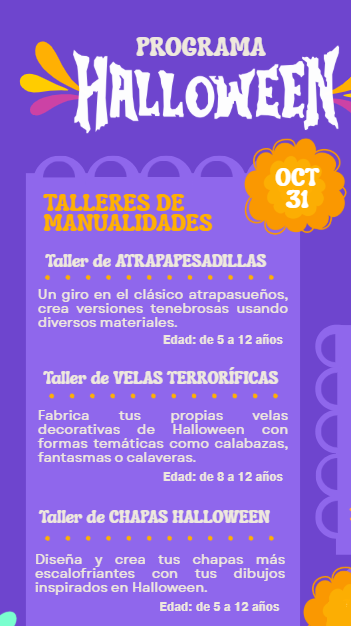 TALLERES HALLOWEEN